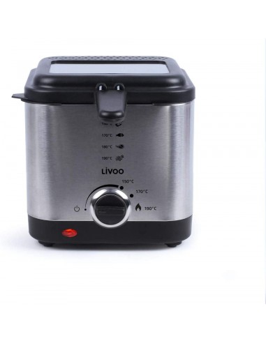 Friteuse LIVOO - 900 Watt - 1,5 Litres - Gris (DOC240)