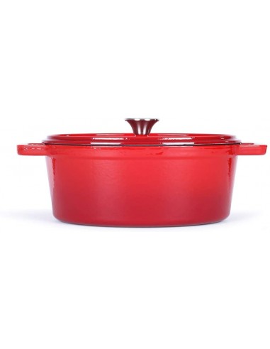 Cocotte Ovale LIVOO 29 CM - 4.5 Litres - Rouge (MEP129R) Cocotte Ovale LIVOO 29 CM - 4.5 Litres - Rouge (MEP129R)