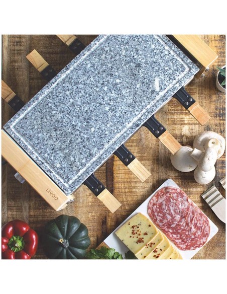 Appareil à Raclette 8 Personnes - Bois (DOC219) Appareil à Raclette 8 Personnes - Bois (DOC219)