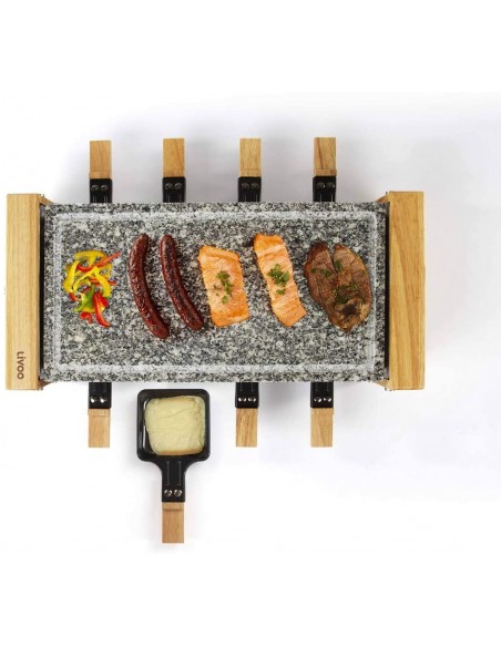 Appareil à Raclette 8 Personnes - Bois (DOC219) Appareil à Raclette 8 Personnes - Bois (DOC219)