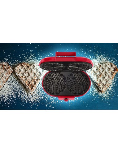 Appareil à Gaufres LIVOO 1200 Watt - Rouge (DOP195) Appareil à Gaufres LIVOO 1200 Watt - Rouge (DOP195)