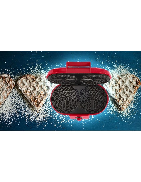Appareil à Gaufres LIVOO 1200 Watt - Rouge (DOP195) Appareil à Gaufres LIVOO 1200 Watt - Rouge (DOP195)
