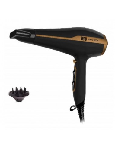 Sèche Cheveux ARNO PIONIC TECH 2200 Watt - Noir & Gold (HD 18 BG 2200)