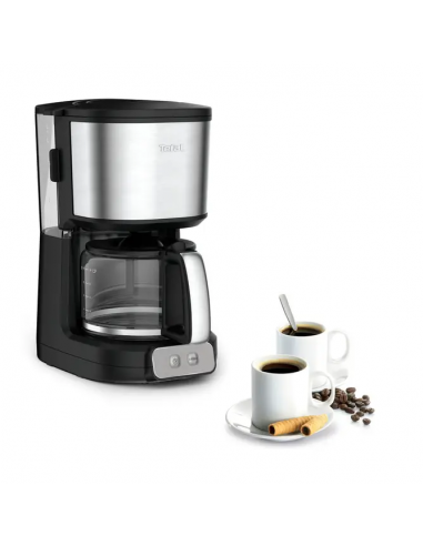 Cafetière Filtre TEFAL ELEMENT - 1000 Watt - 15 Tasses - Noir (CM470810)