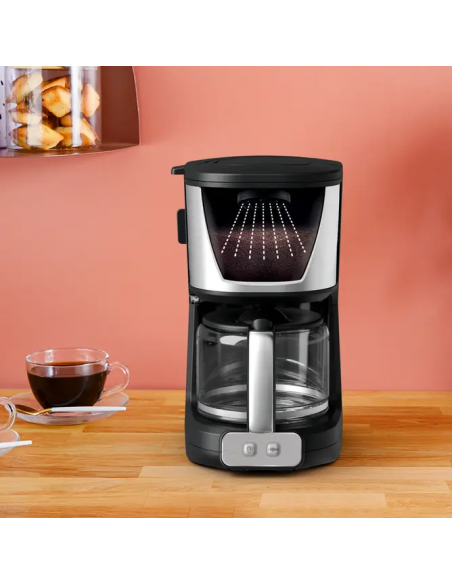 Cafetière Filtre TEFAL ELEMENT - 1000 Watt - 15 Tasses - Noir (CM470810)