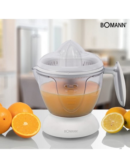 Presse Agrumes BOMANN Electrique - 1.2 Litres - 40 Watt - Blanc (ZP1092CB)