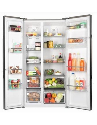 Réfrigérateur Side By Side BRANDT NO FROST 620L - Inox (BFA701YDX)