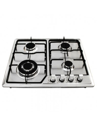 Plaque De Cuisson STAR ONE 4 feux 60CM - Inox (ST-614)