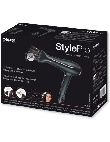 Sèche-Cheveux BEURER Style Pro - Noir (HC80) Sèche-Cheveux BEURER Style Pro - Noir (HC80)