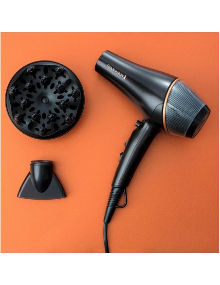 Sèche Cheveux REMINGTON Copper Radiance 2200 Watt - Noir (AC5700)