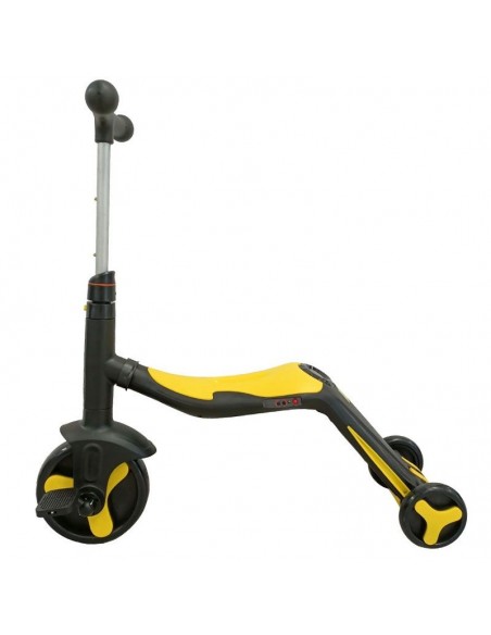 Trottinette RODEO 3en1 Musical Avec 3 Roues - Noir & Jaune (HD-868) Trottinette RODEO 3en1 Musical Avec 3 Roues - Noir & Jaune (HD-868)