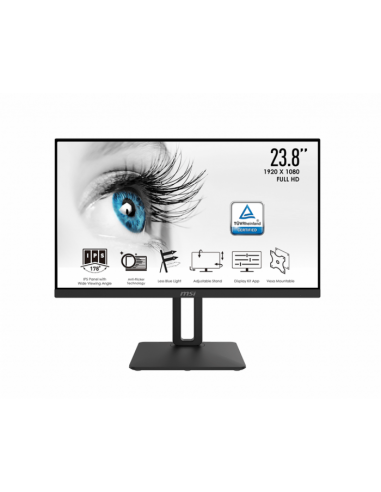 Ecran MSI Pro 23.8" FULL HD IPS - Noir Pivotant (MP242P)