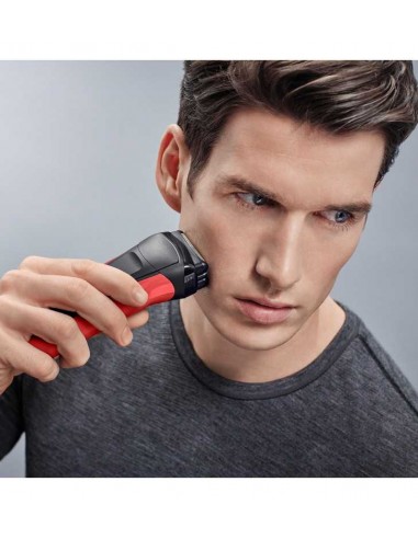 Rasoir Électrique Rechargeable BRAUN Series 3 - Rouge (300s) Rasoir Électrique Rechargeable BRAUN Series 3 - Rouge (300s)