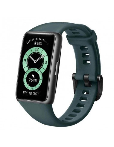 Bracelet Connecté HUAWEI Band 6 - Vert (FARA-B19-GREEN ) Bracelet Connecté HUAWEI Band 6 - Vert (FARA-B19-GREEN )