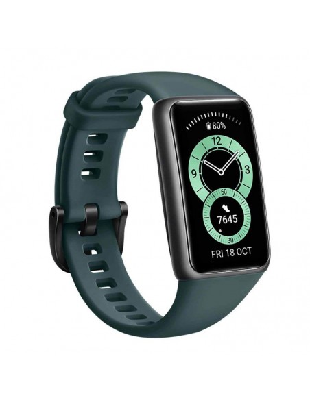 Bracelet Connecté HUAWEI Band 6 - Vert (FARA-B19-GREEN ) Bracelet Connecté HUAWEI Band 6 - Vert (FARA-B19-GREEN )