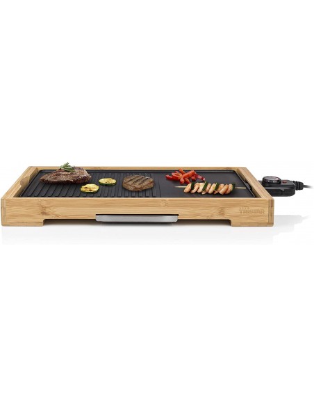 Barbecue TRISTAR 6 Personnes 2200 Watt - ‎Bambou & Noir (BP-2641)