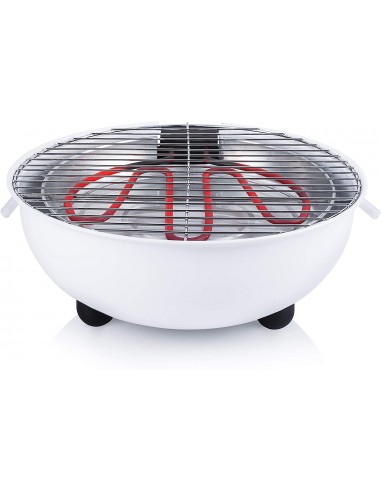 Barbecue de Table électrique TRISTAR 1250 Watt - Blanc (BQ-2882) Barbecue de Table électrique TRISTAR 1250 Watt - Blanc (BQ-2882)