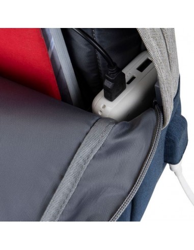 Sac à dos RIVACASE Pour PC Portable 15.6" - Gris & Bleu (R-7562-GRIS-BLEU) Sac à dos RIVACASE Pour PC Portable 15.6" - Gris & Bleu (R-7562-GRIS-BLEU)
