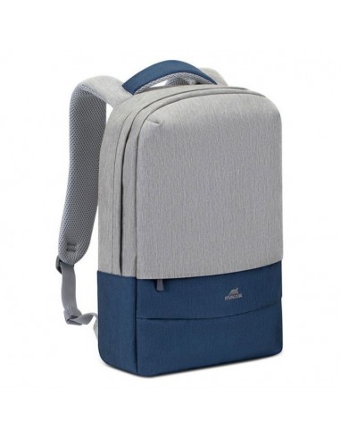 Sac à dos RIVACASE Pour PC Portable 15.6" - Gris & Bleu (R-7562-GRIS-BLEU) Sac à dos RIVACASE Pour PC Portable 15.6" - Gris & Bleu (R-7562-GRIS-BLEU)
