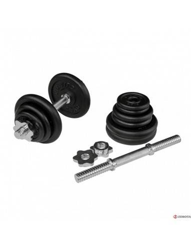 Kit Haltères ZIMOTA Noir 20KG (02031220) Kit Haltères ZIMOTA Noir 20KG (02031220)