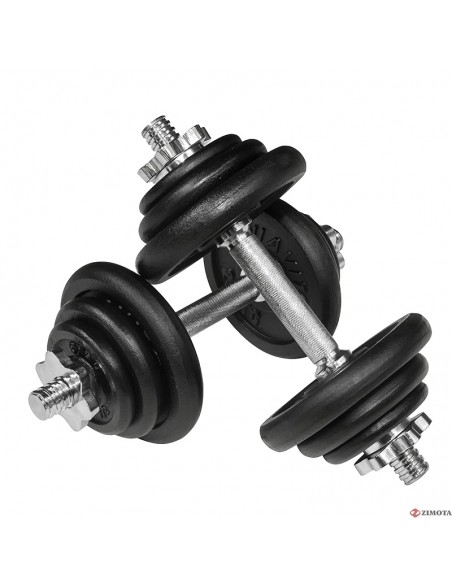 Kit Haltères ZIMOTA Noir 20KG (02031220) Kit Haltères ZIMOTA Noir 20KG (02031220)