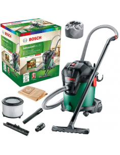 Aspirateur D'atelier BOSCH AdvancedVac 20 Avec Set D'accessoires (06033D1200)
