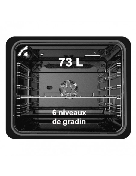 Four Encastrable Electrique BRANDT 73L - Noir (BXC6332B)