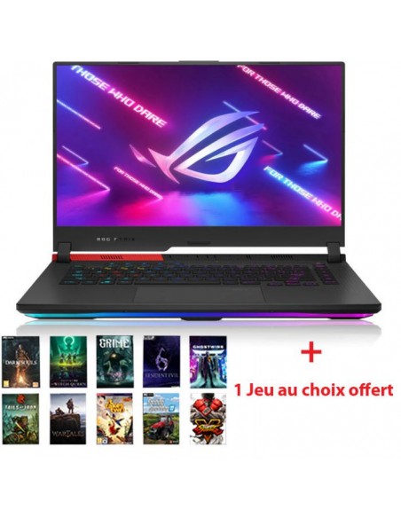 ASUS ROG Strix G15 G513 R7-4800H 8Go 512Go SSD - Gris (G513IE-HF015W) ASUS ROG Strix G15 G513 R7-4800H 8Go 512Go SSD - Gris (G513IE-HF015W)