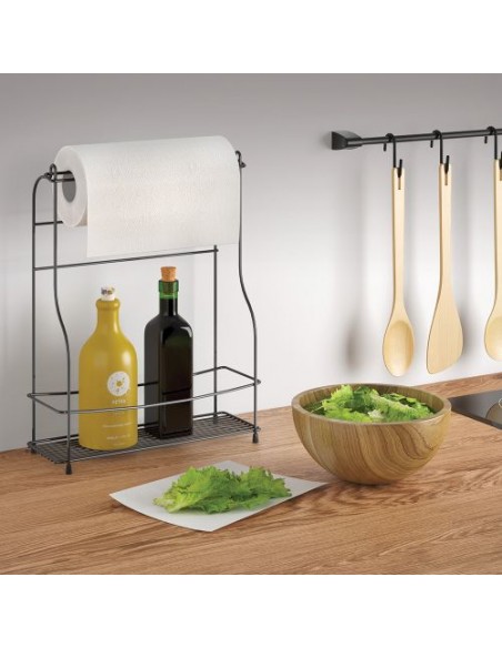 Rack de Stockage Avec Porte-Rouleau METALTEK Rack de Stockage Avec Porte-Rouleau METALTEK