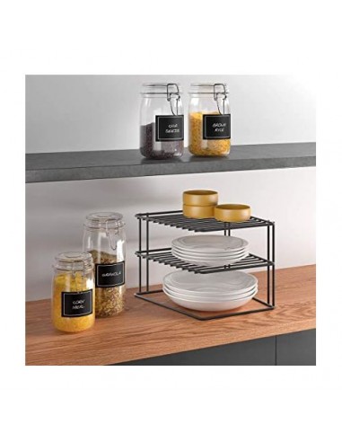 Etagère d'angle à 2 niveaux METALTEX... Etagère d'angle à 2 niveaux METALTEX...