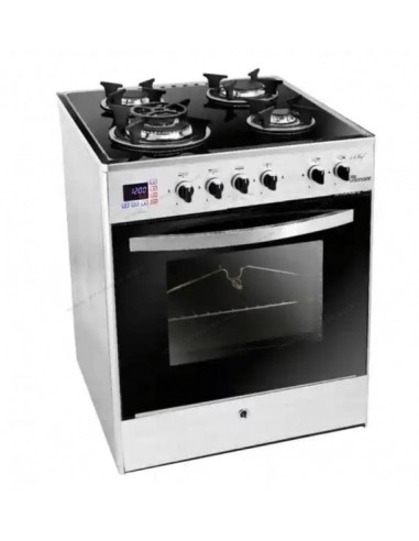 Cuisinière UNIONAIRE 4 feux 60cm - Inox (GAS.C6060GS)