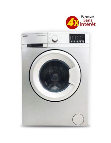 Machine à laver Frontale ACER 6 Kg - Blanc (1044W)
