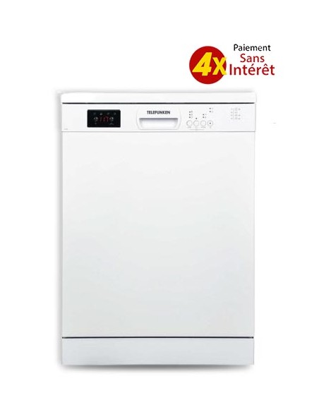 Lave Vaisselle TELEFUNKEN 12 couverts Blanc (MACHLAVE-V412W) Lave Vaisselle TELEFUNKEN 12 couverts Blanc (MACHLAVE-V412W)