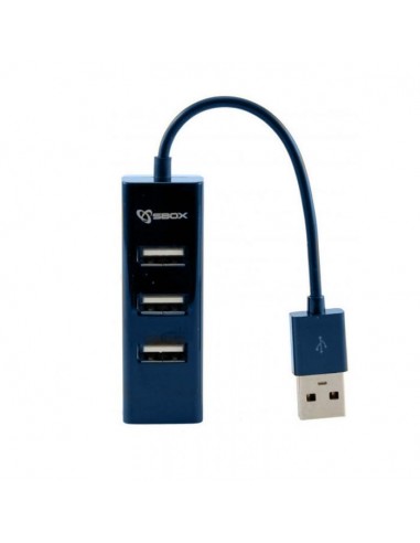 Hub SBOX USB 2.0 4 Ports - Bleu (H-204BL)