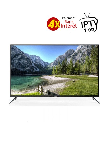 Téléviseur VEGA 55" LED UHD 4K Android Smart avec Récepteur intégré - Noir (F55F1UBG) Téléviseur VEGA 55" LED UHD 4K Android Smart avec Récepteur intégré - Noir (F55F1UBG)