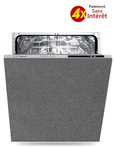 Lave Vaisselle FOCUS 12 couverts Encastrable Inox (F501X)