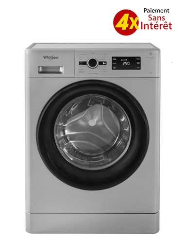 Lave Linge Séchante Frontale WHIRLPOOL 11Kg - 1600Tours/Min - Silver (FWDD117168SBS EX)