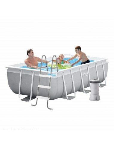 Piscine INTEX Hors-Sol Autoportante - Gris (26784) Piscine INTEX Hors-Sol Autoportante - Gris (26784)