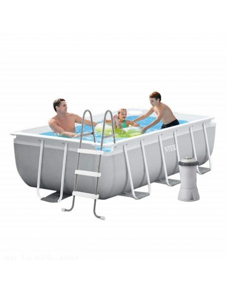 Piscine INTEX Hors-Sol Autoportante - Gris (26784) Piscine INTEX Hors-Sol Autoportante - Gris (26784)