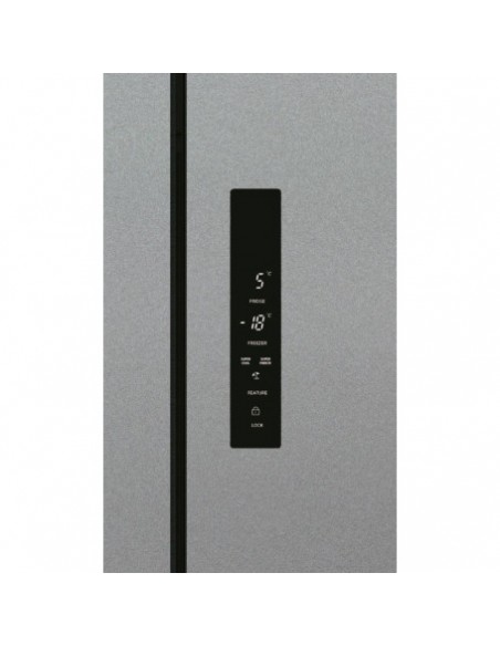 Réfrigérateur HOOVER Side by Side 432L - Silver (HSF818FXWDK)