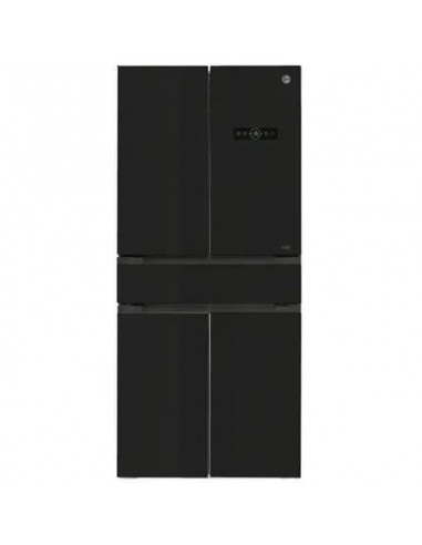 Réfrigérateur Américain Side By Side HOOVER Multiportes 429 Litres - Noir (HN5D84B)