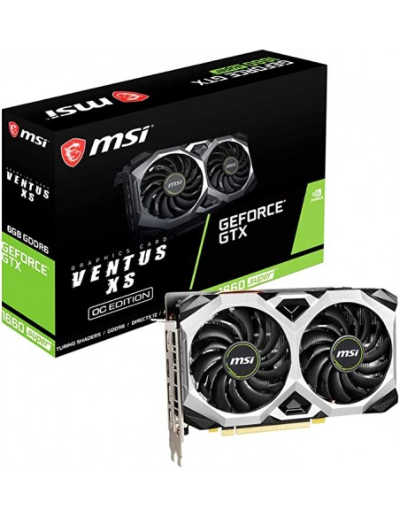 MSI GeForce RTX™ GTX 1660 Ventus XS OC 6 Go (912-V375-633) MSI GeForce RTX™ GTX 1660 Ventus XS OC 6 Go (912-V375-633)
