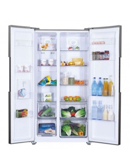 Réfrigérateur Americain Side By Side CANDY CHSVN174X 521Litres - Inox Réfrigérateur Americain Side By Side CANDY CHSVN174X 521Litres - Inox
