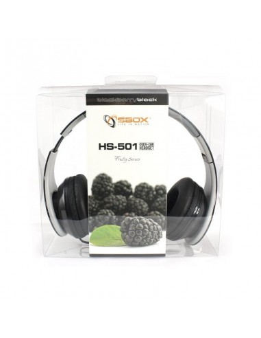 Micro Casque SBOX HS-501B - Noir Micro Casque SBOX HS-501B - Noir