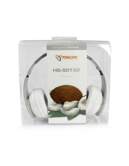 Micro Casque SBOX HS-501W - Blanc Micro Casque SBOX HS-501W - Blanc