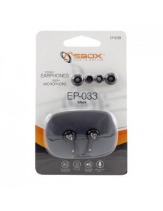 Écouteurs SBOX EP-033 avec Microphone - Noir 2