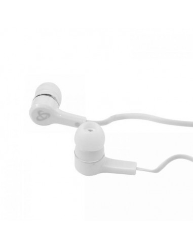 Écouteurs SBOX EP-033W avec Microphone - Blanc Écouteurs SBOX EP-033W avec Microphone - Blanc