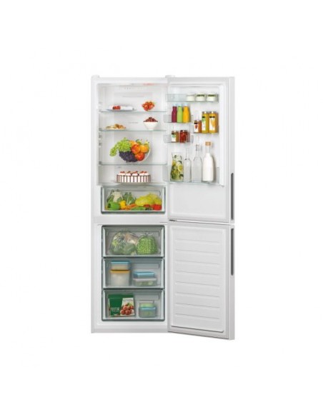 Réfrigérateur Combiné CANDY Fresco No Frost 342 Litres - Blanc (CCE3T618FW) Réfrigérateur Combiné CANDY Fresco No Frost 342 Litres - Blanc (CCE3T618FW)
