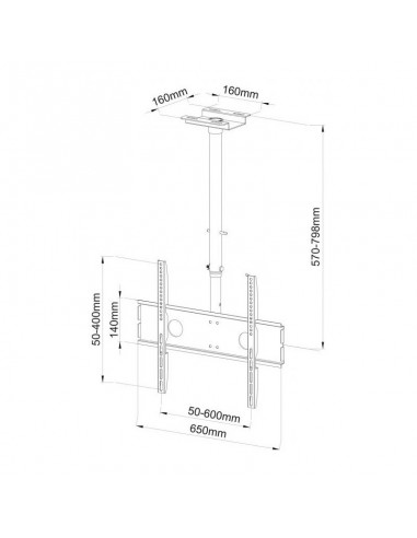 Support de Plafond Tournant SBOX CPLB-102M Pour TV 30"-50" Support de Plafond Tournant SBOX CPLB-102M Pour TV 30"-50"