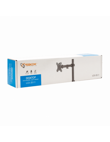 Support de Bureau SBOX LCD-351/1 Pour 1 moniteur LCD-13“ – 32“ - Noir - Prix tunisie Support de Bureau SBOX LCD-351/1 Pour 1 moniteur LCD-13“ – 32“ - Noir - Prix tunisie
